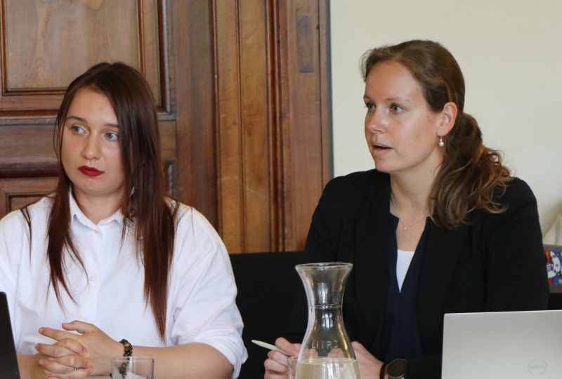 LLM students during the pleadings on Gaza