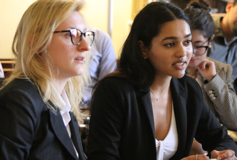 LLM students during the pleadings on Gaza