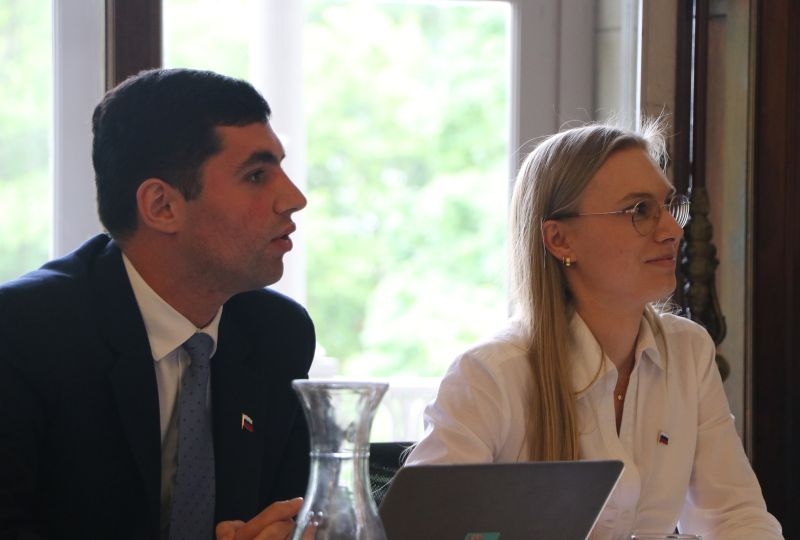 Two LLM students at the pleadings on the 2008 armed conflict in South Ossetia