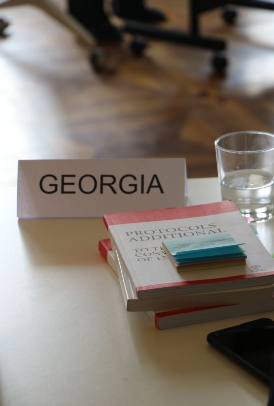 Desk view at the pleadings on the 2008 armed conflict in South Ossetia