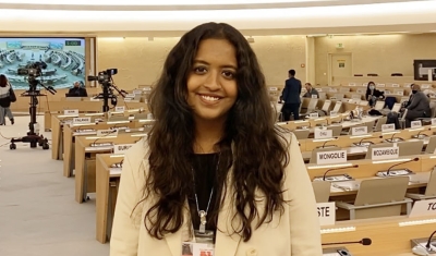 Priyal Sepaha at the UN in Geneva