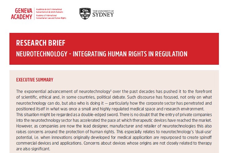 cover of research brief