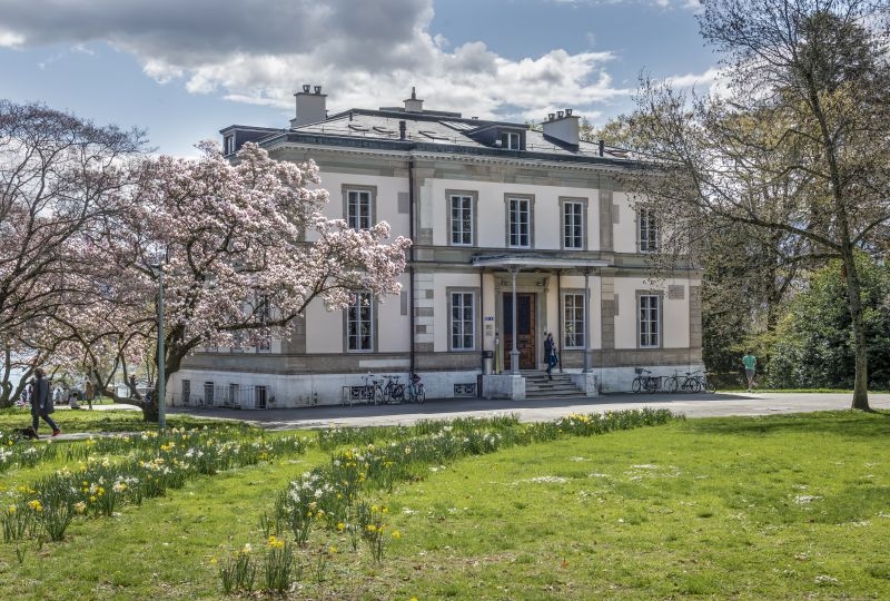 View of Villa Moynier, headquarter of the Geneva Academy