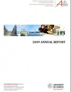 Cover of the Annual Report 2009