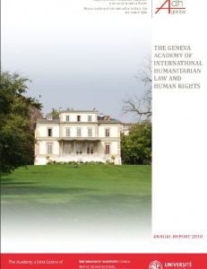 Cover of the Annual Report 2010