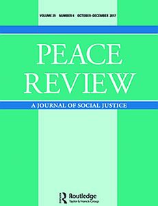 Cover of thwe Peace Review