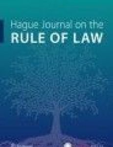 Cover page of the Hague Journal on the Rule of Law