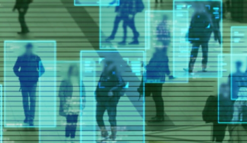 surveillance image of people